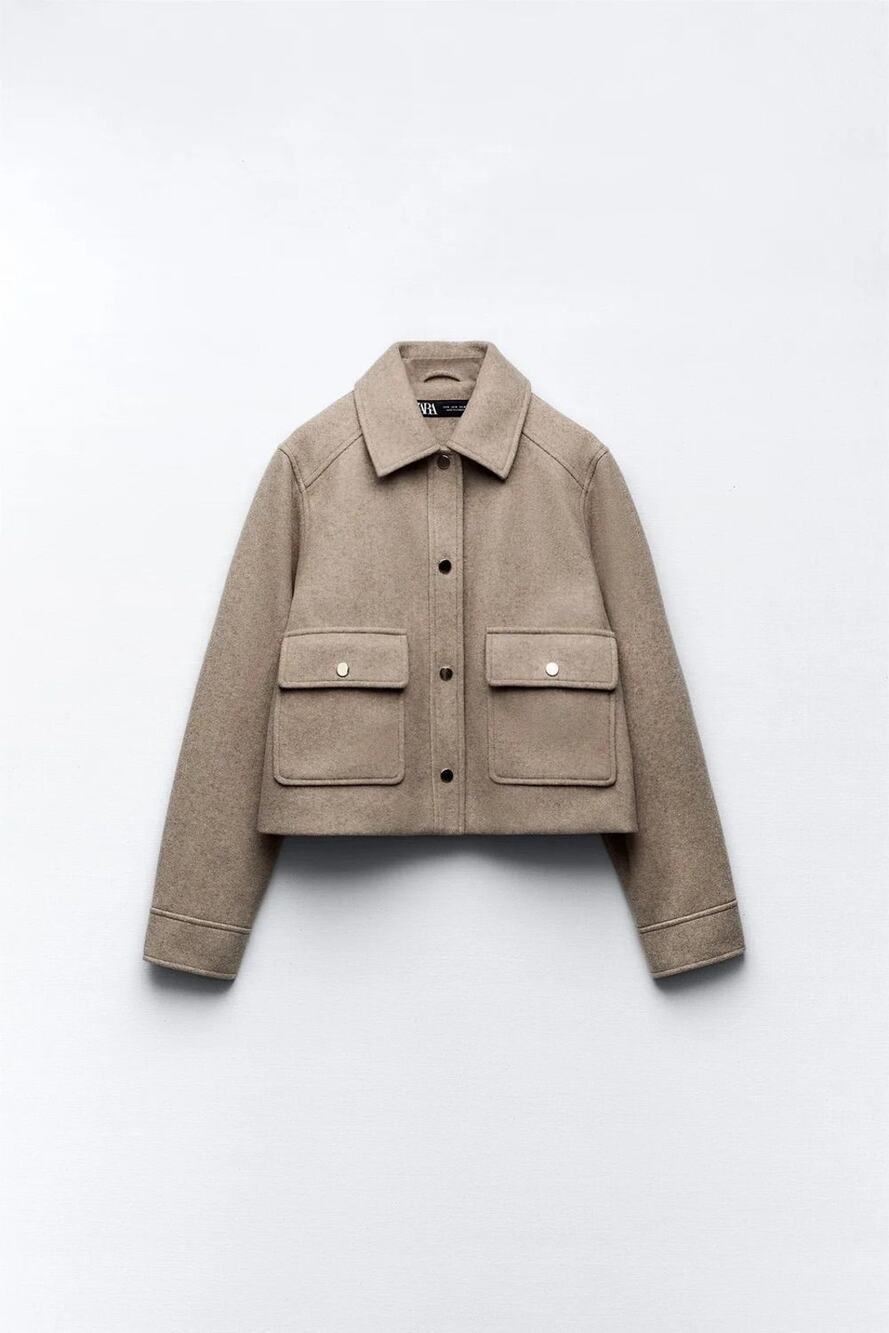 Zara Camel Jacket Size Medium NWOT